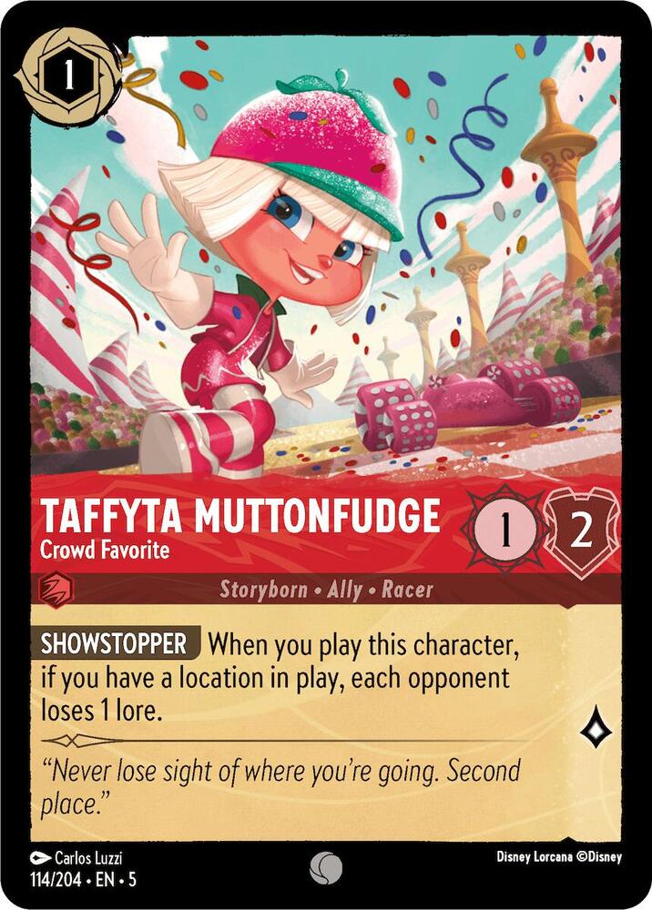 Taffyta Muttonfudge - Crowd Favorite 114/204 card from Shimmering Skies