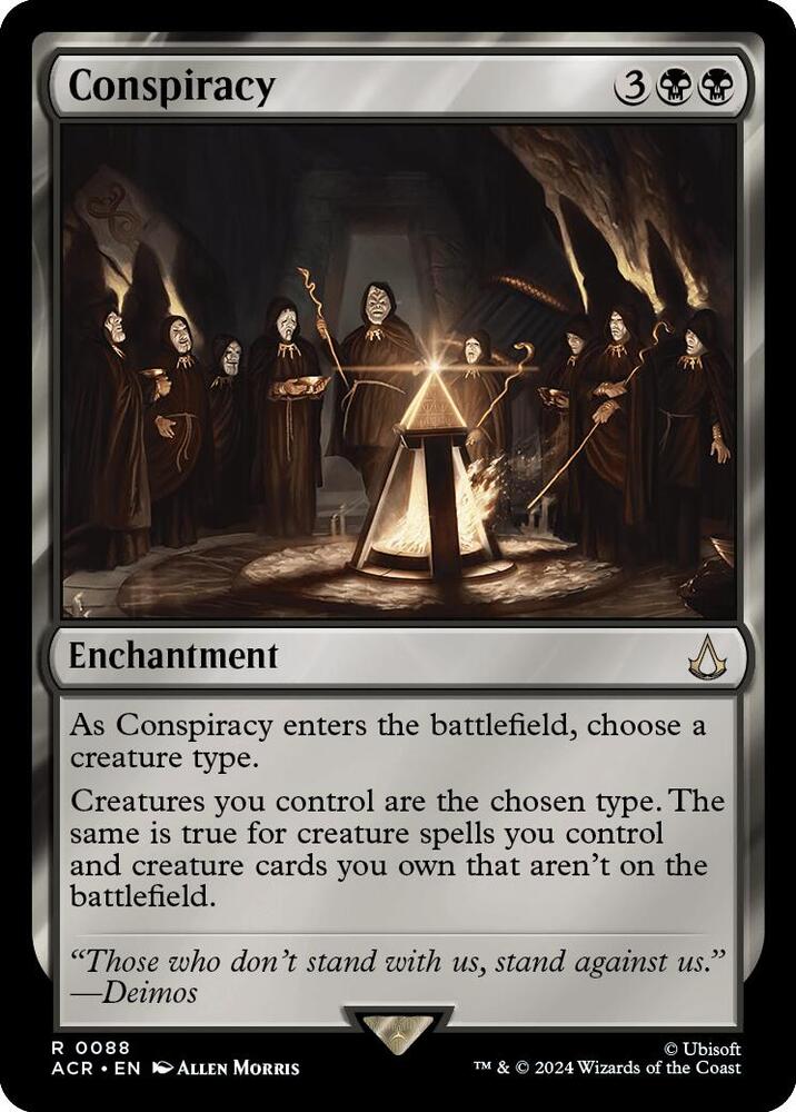 Conspiracy 88 card from Universes Beyond: Assassin's Creed