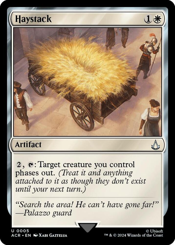 Haystack 5 card from Universes Beyond: Assassin's Creed