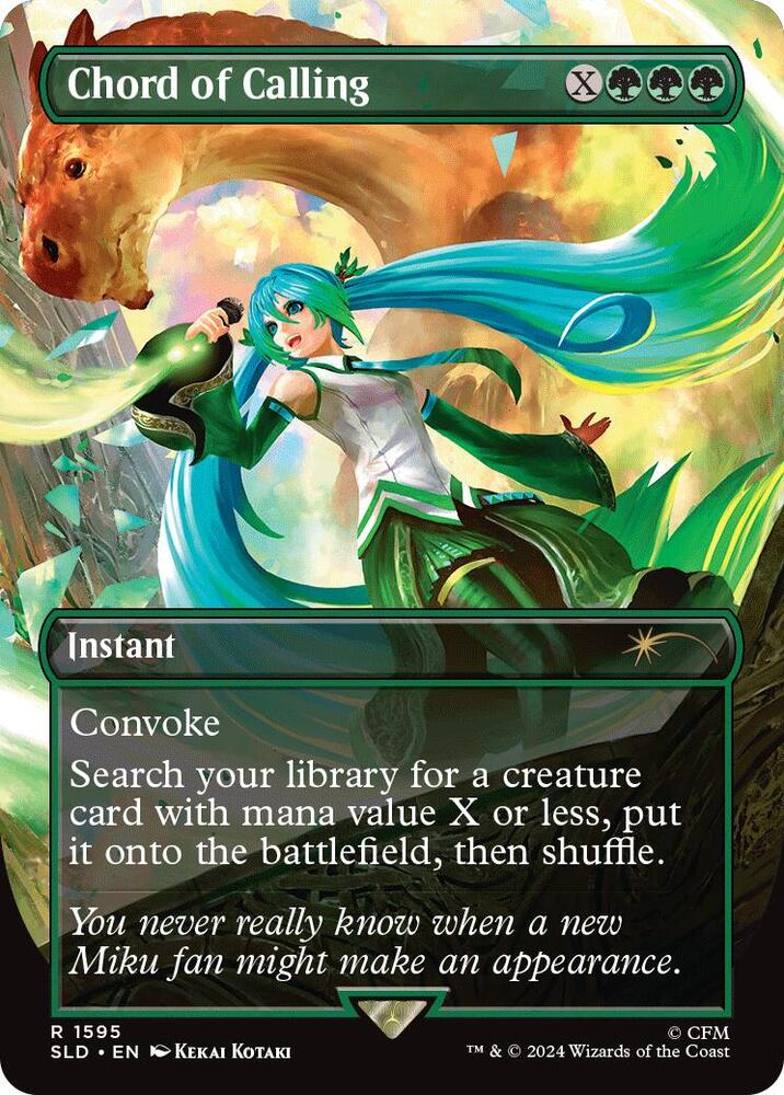 Chord of Calling 1595 card from Secret Lair Drop Series