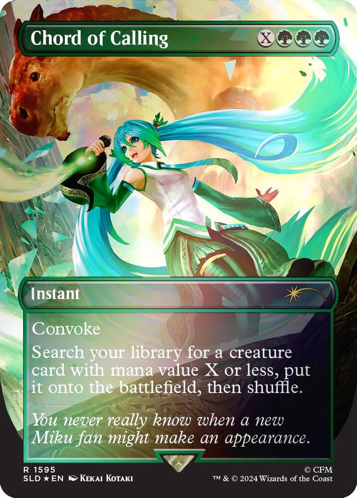 Chord of Calling (Rainbow Foil) 1595 card from Secret Lair Drop Series