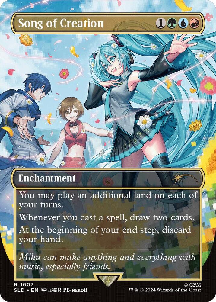 Song of Creation 1603 card from Secret Lair Drop Series