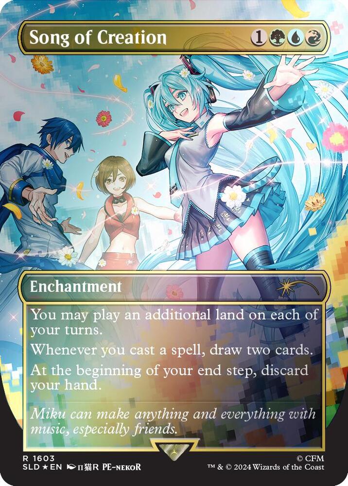 Song of Creation (Rainbow Foil) 1603 card from Secret Lair Drop Series