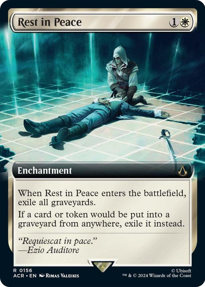 Rest in Peace (Extended Art) 156 card from Universes Beyond: Assassin's Creed