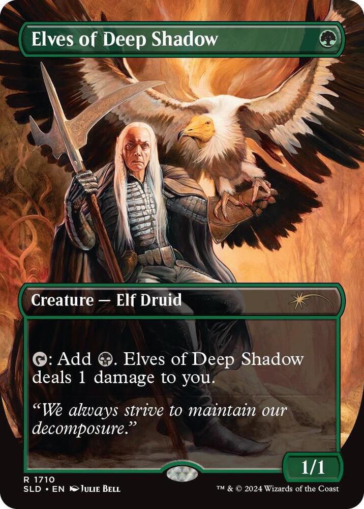 Elves of Deep Shadow 1710 card from Secret Lair Drop Series
