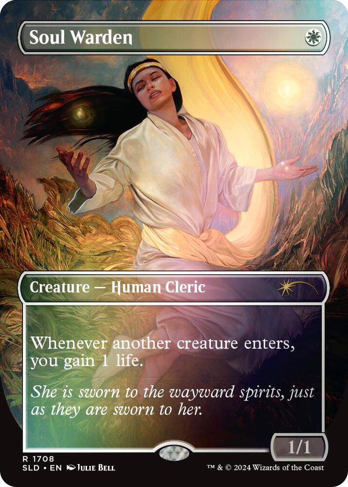 Soul Warden (Rainbow Foil) 1708 card from Secret Lair Drop Series