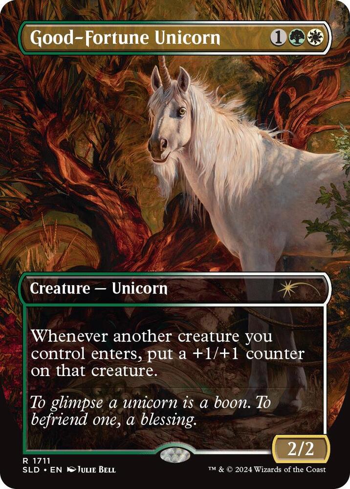 Good-Fortune Unicorn 1711 card from Secret Lair Drop Series