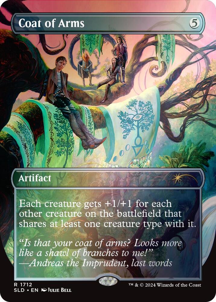 Coat of Arms (Rainbow Foil) 1712 card from Secret Lair Drop Series