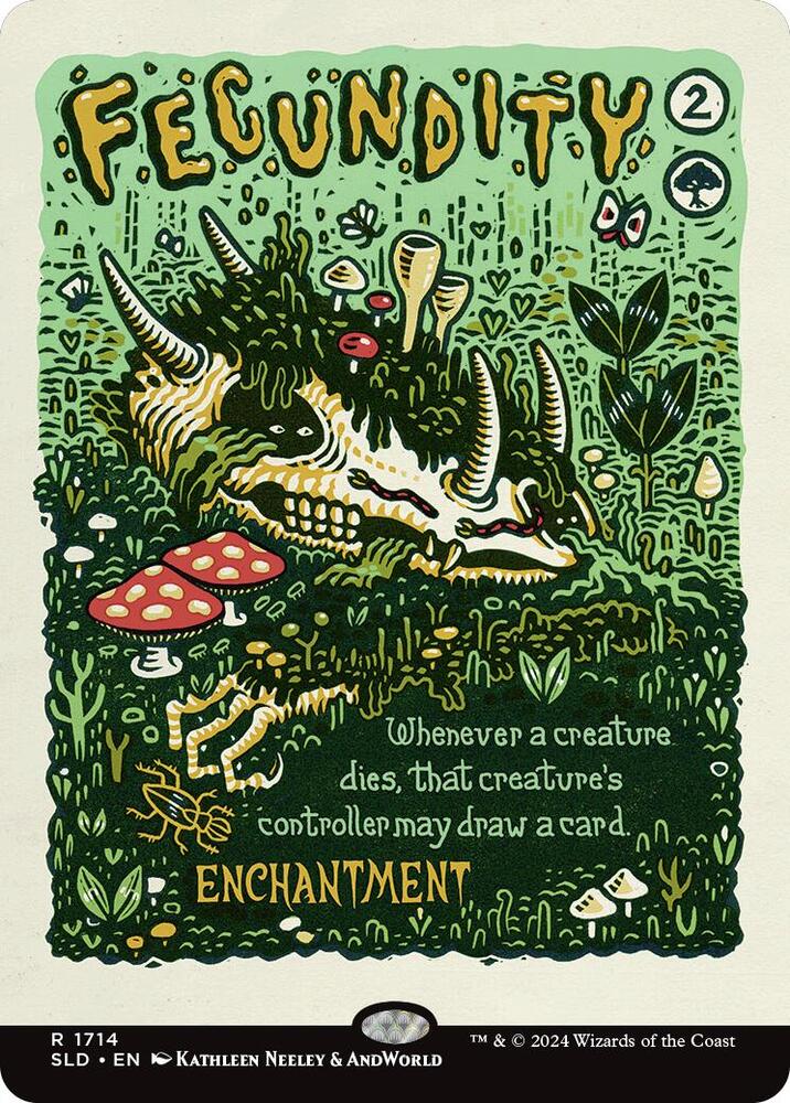 Fecundity 1714 card from Secret Lair Drop Series