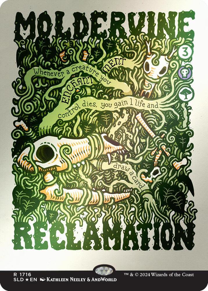 Moldervine Reclamation (Rainbow Foil) 1716 card from Secret Lair Drop Series