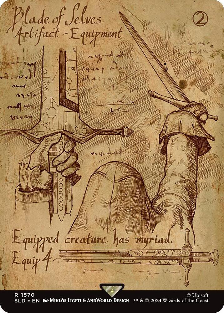 Blade of Selves 1570 card from Secret Lair Drop Series