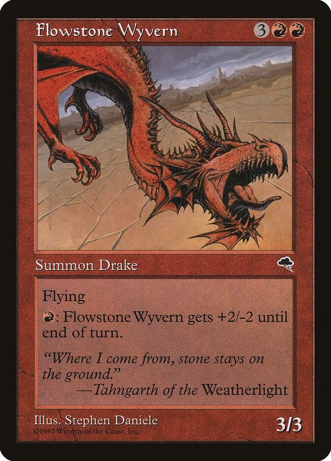 Flowstone Wyvern 176 card from Tempest