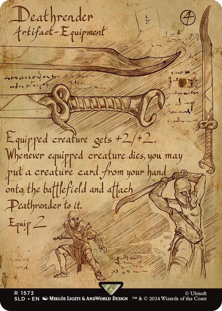 Deathrender 1573 card from Secret Lair Drop Series