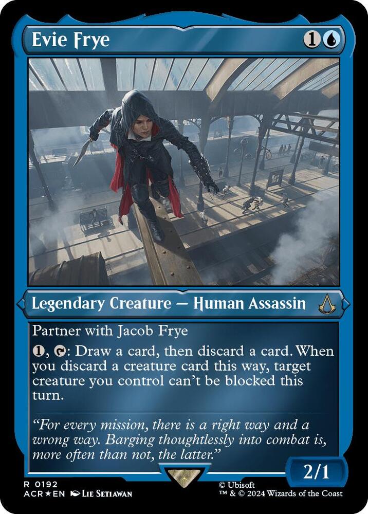 Evie Frye (Foil Etched) 192 card from Universes Beyond: Assassin's Creed