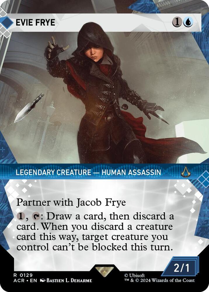 Evie Frye (Showcase) 129 card from Universes Beyond: Assassin's Creed