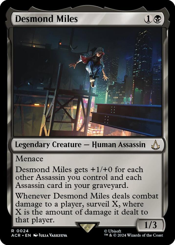 Desmond Miles 24 card from Universes Beyond: Assassin's Creed