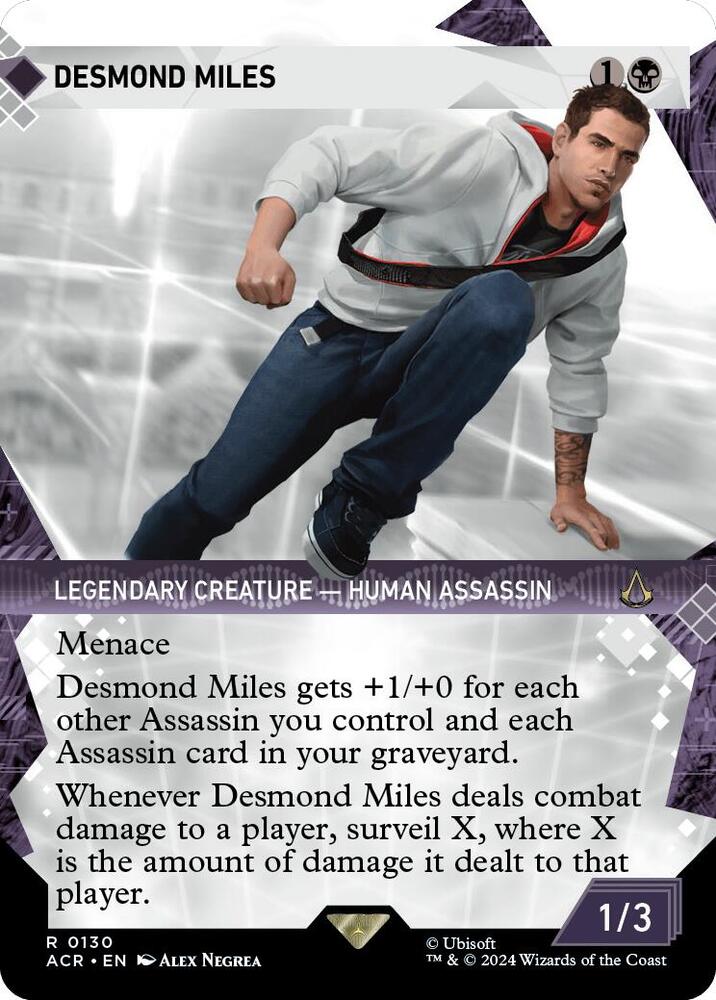 Desmond Miles (Showcase) 130 card from Universes Beyond: Assassin's Creed