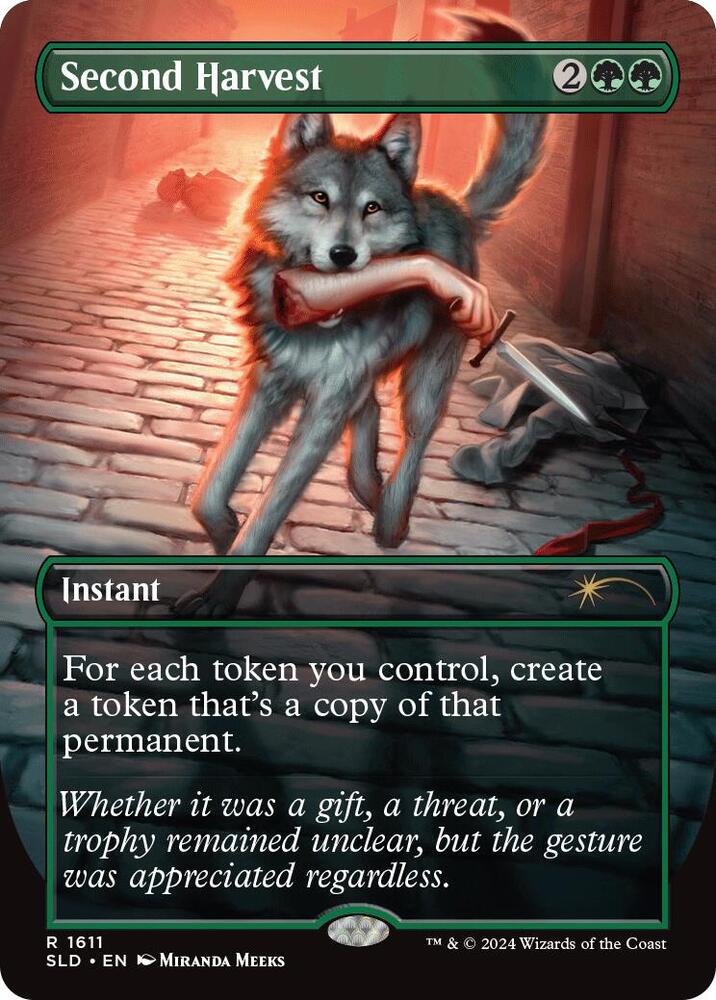 Second Harvest 1611 card from Secret Lair Drop Series