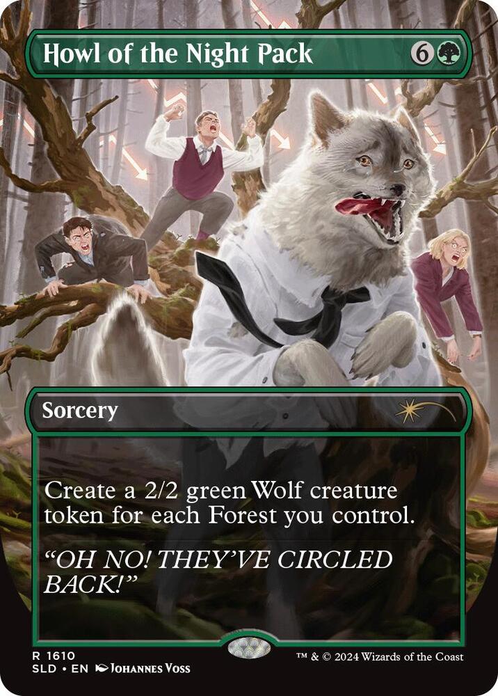 Howl of the Night Pack 1610 card from Secret Lair Drop Series