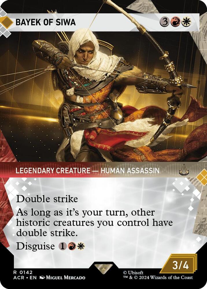 Bayek of Siwa (Showcase) 142 card from Universes Beyond: Assassin's Creed