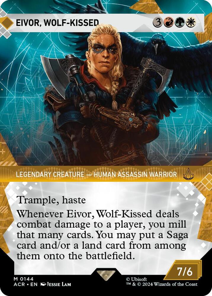 Eivor, Wolf-Kissed (Showcase) 144 card from Universes Beyond: Assassin's Creed