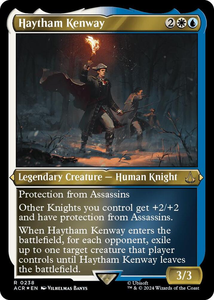 Haytham Kenway (Foil Etched) 238 card from Universes Beyond: Assassin's Creed