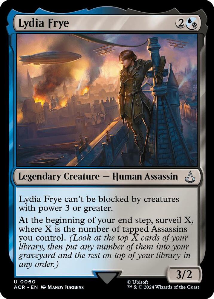 Lydia Frye 60 card from Universes Beyond: Assassin's Creed