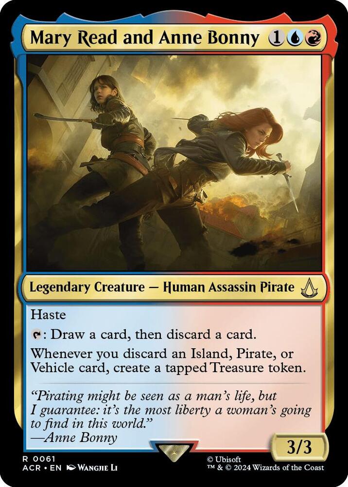 Mary Read and Anne Bonny 61 card from Universes Beyond: Assassin's Creed