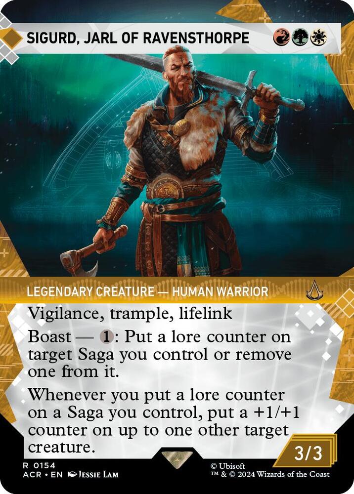 Sigurd, Jarl of Ravensthorpe (Showcase) 154 card from Universes Beyond: Assassin's Creed