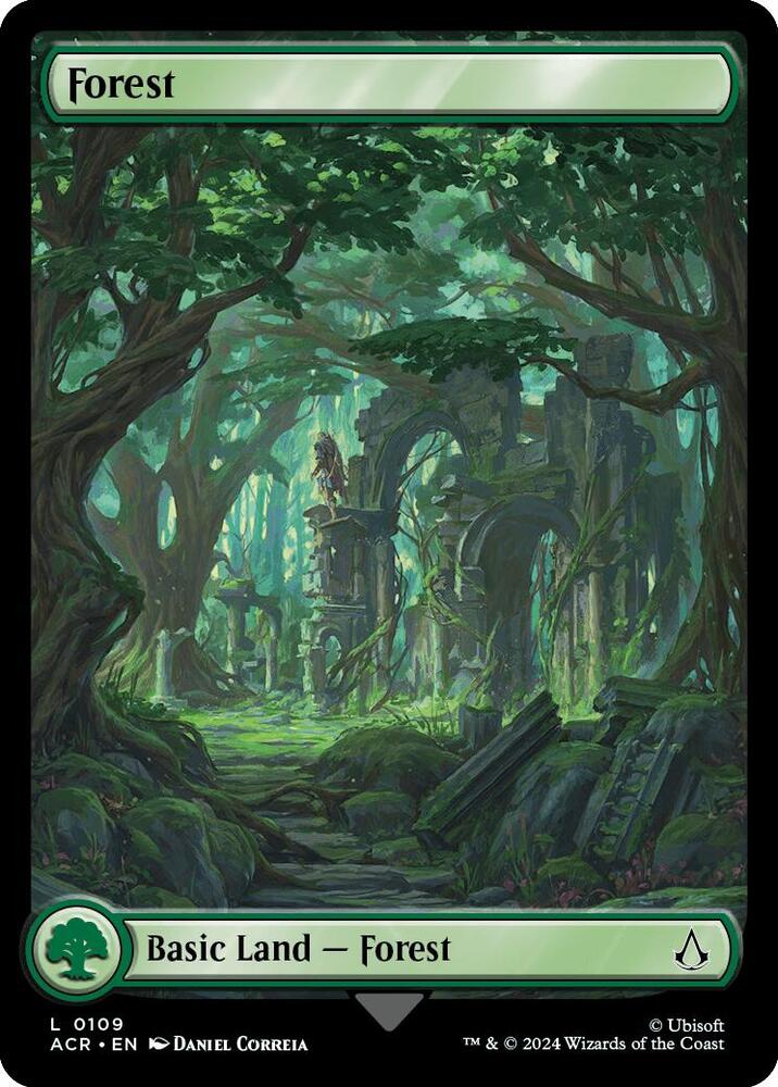Forest 109 card from Universes Beyond: Assassin's Creed