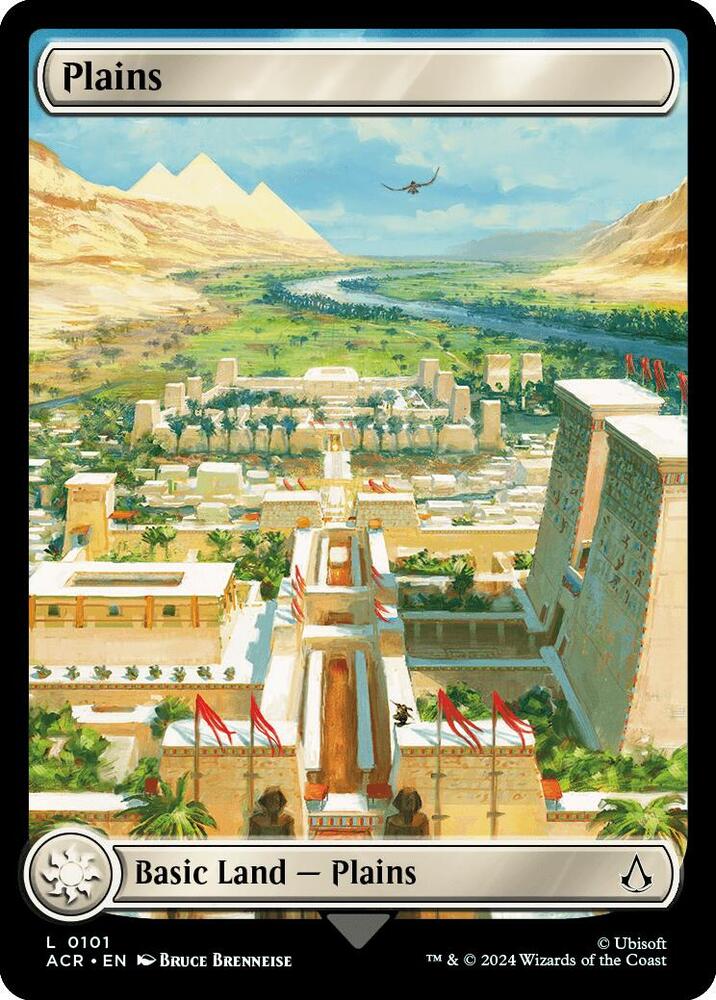 Plains 101 card from Universes Beyond: Assassin's Creed