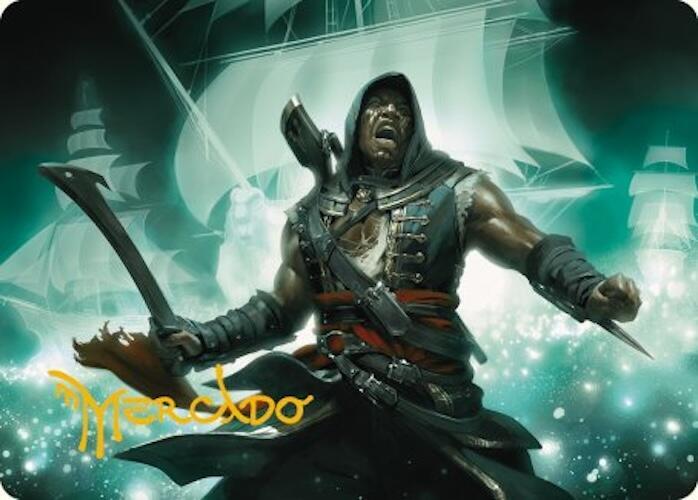 Adewale, Breaker of Chains Art Card (Gold-Stamped Signature) 14 card from Art Series: Universes Beyond: Assassin's Creed