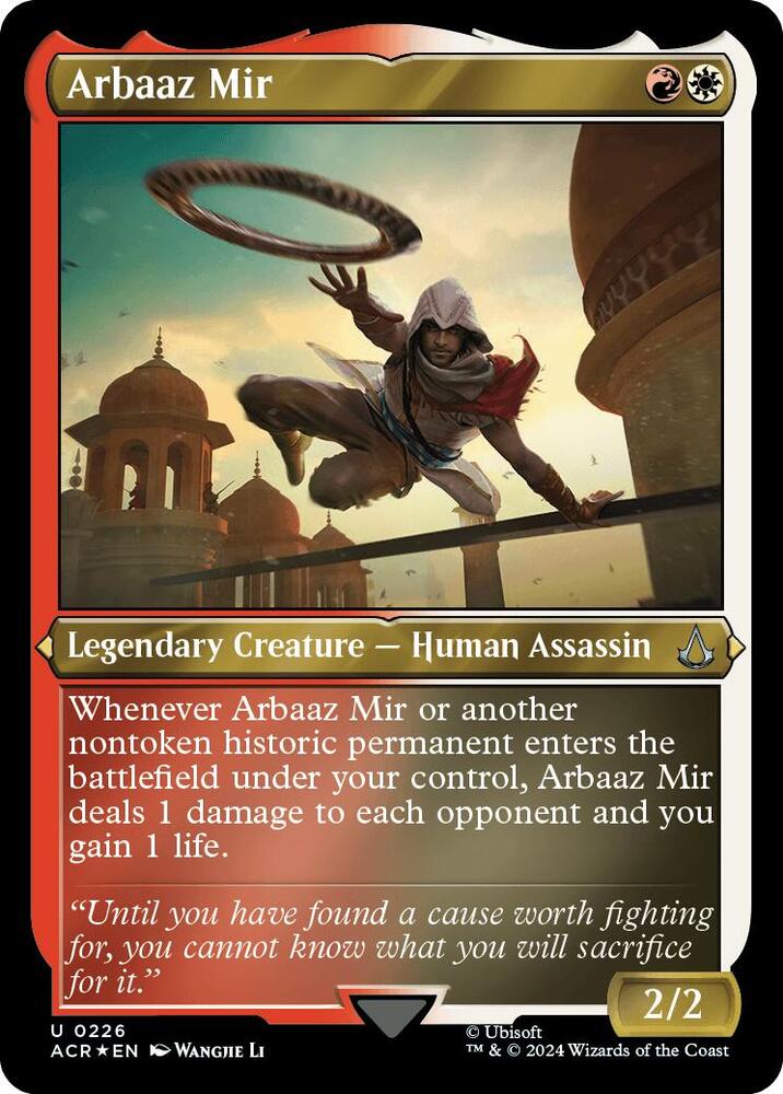 Arbaaz Mir (Foil Etched) 226 card from Universes Beyond: Assassin's Creed