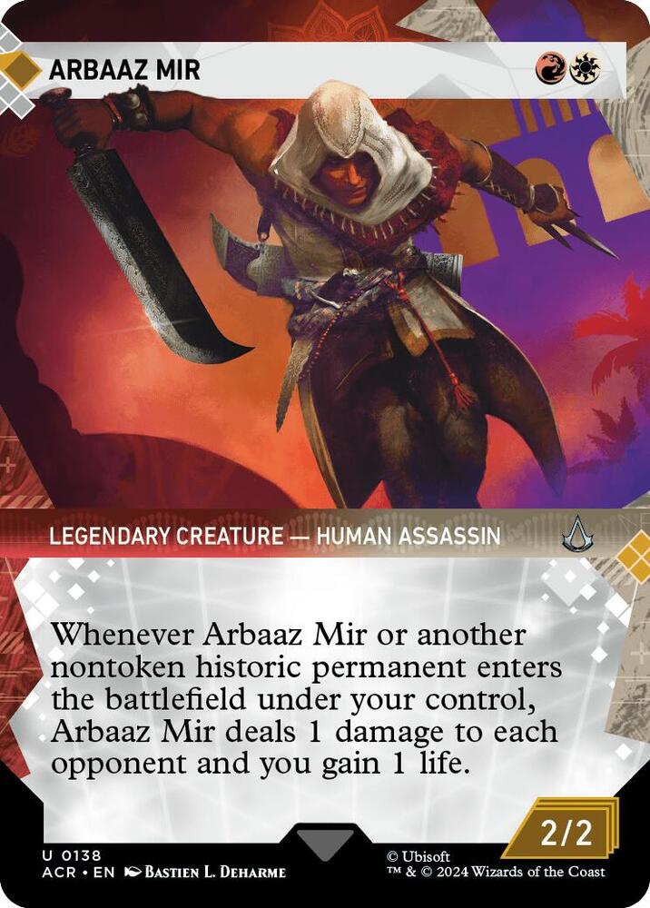 Arbaaz Mir (Showcase) 138 card from Universes Beyond: Assassin's Creed