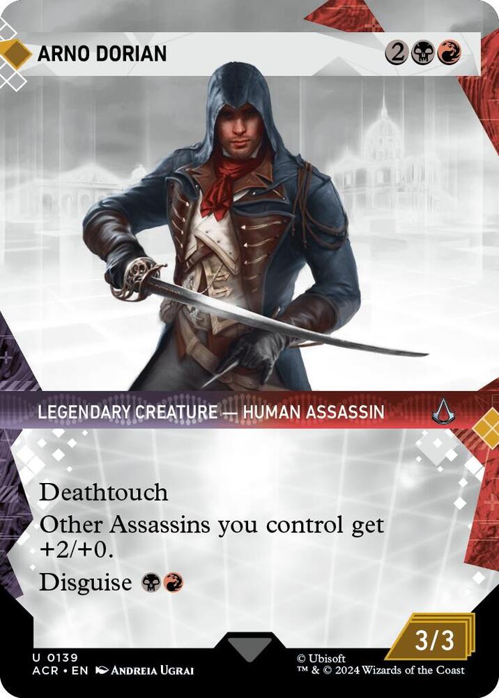 Arno Dorian (Showcase) 139 card from Universes Beyond: Assassin's Creed