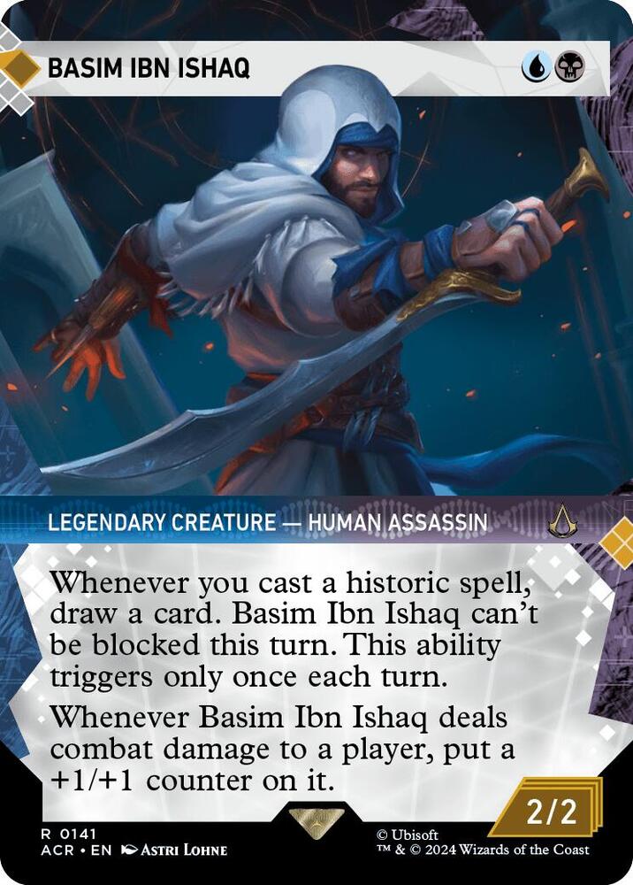 Basim Ibn Ishaq (Showcase) 141 card from Universes Beyond: Assassin's Creed