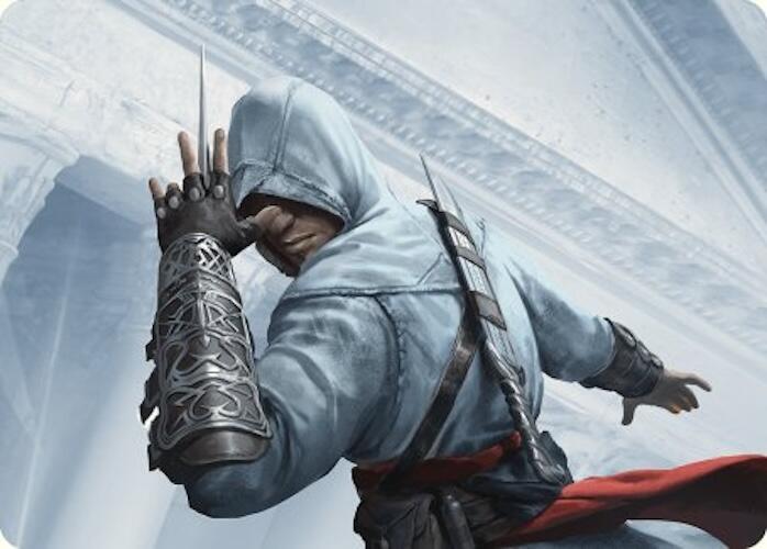 Altair Ibn-La'Ahad Art Card 15 card from Art Series: Universes Beyond: Assassin's Creed