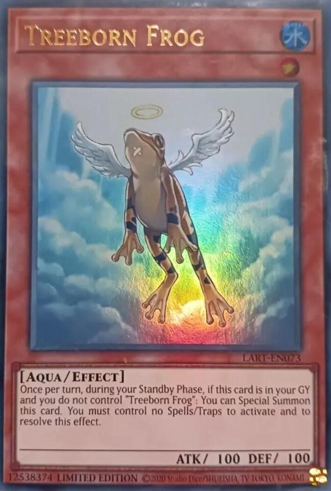 Treeborn Frog LART-EN073 card from The Lost Art Promotion
