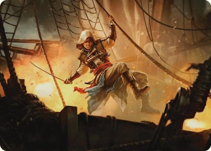 Edward Kenway Art Card 5 card from Art Series: Universes Beyond: Assassin's Creed