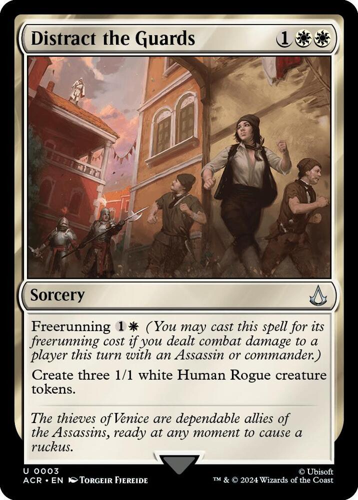 Distract the Guards 3 card from Universes Beyond: Assassin's Creed