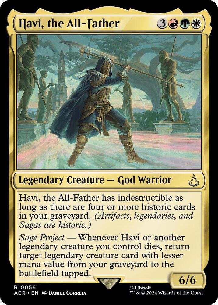 Havi, the All-Father 56 card from Universes Beyond: Assassin's Creed