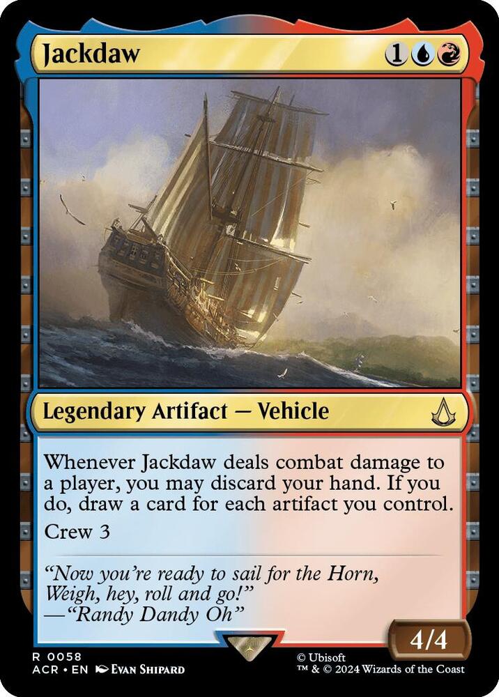 Jackdaw 58 card from Universes Beyond: Assassin's Creed