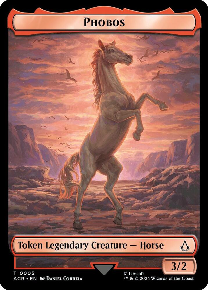 Phobos Token 5 card from Universes Beyond: Assassin's Creed