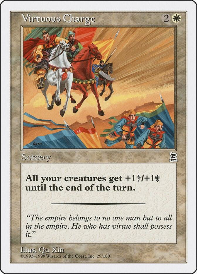 Virtuous Charge 29 card from Portal Three Kingdoms