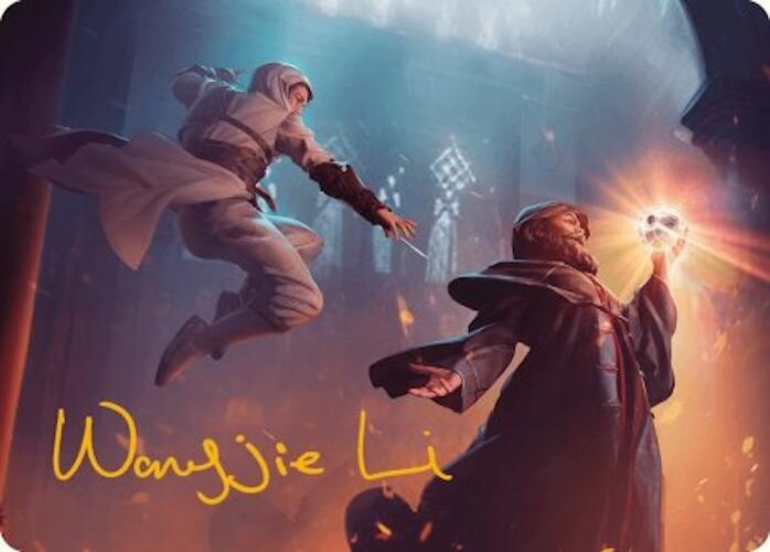 Mortify Art Card (Gold-Stamped Signature) 12 card from Art Series: Universes Beyond: Assassin's Creed