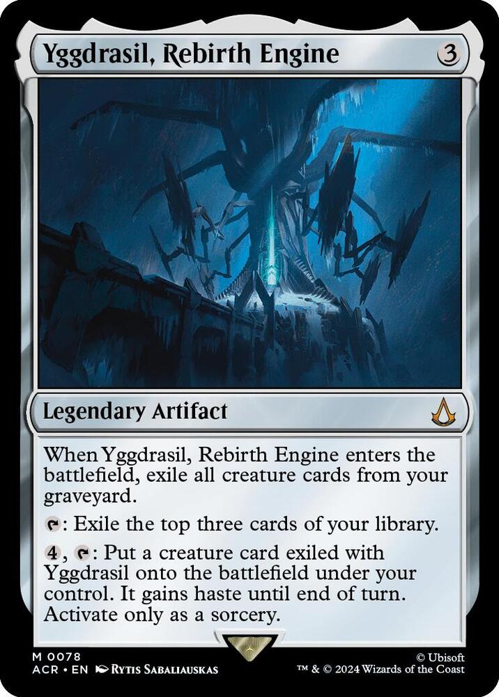 Yggdrasil, Rebirth Engine 78 card from Universes Beyond: Assassin's Creed
