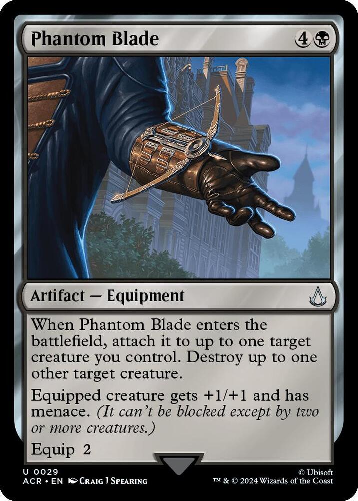 Phantom Blade 29 card from Universes Beyond: Assassin's Creed