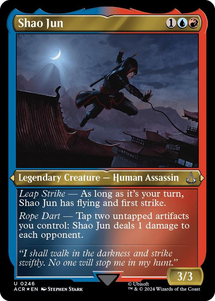 Shao Jun (Foil Etched) 246 card from Universes Beyond: Assassin's Creed