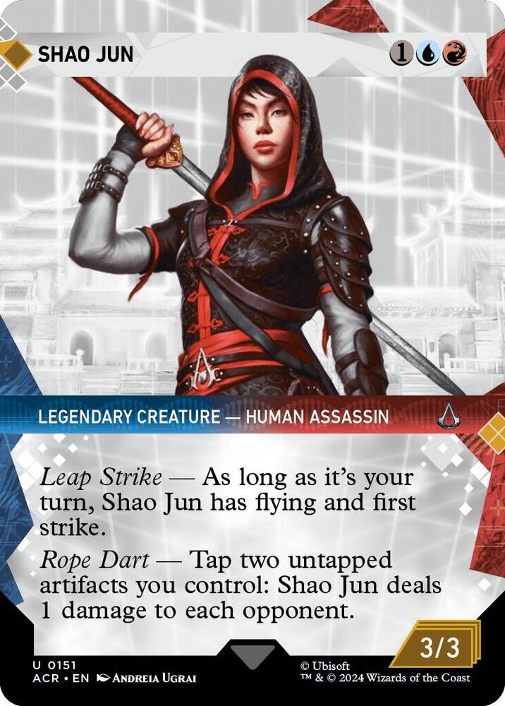 Shao Jun (Showcase) 151 card from Universes Beyond: Assassin's Creed