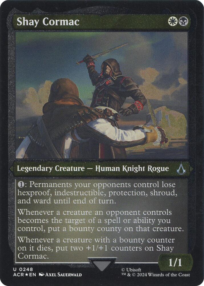 Shay Cormac (Foil Etched) 248 card from Universes Beyond: Assassin's Creed